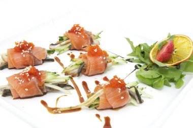 otlar ile balık böreği