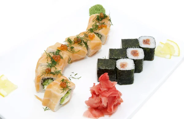 Deliciosos rollos de sushi —  Fotos de Stock