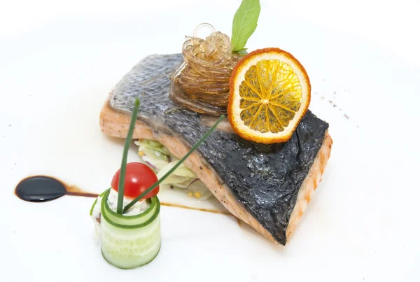 Filetto di salmone al forno — Foto Stock