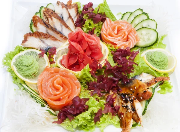 Japanese cuisine sashimi — Stock Photo, Image