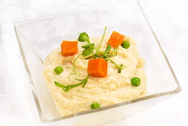 Mashed potatoes with herbs — Stock Photo, Image