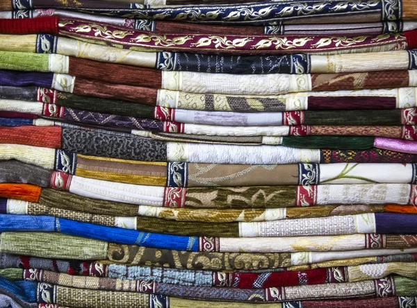 Bufandas de tela coloridas — Foto de Stock