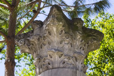 Antik sütun kalıntıları