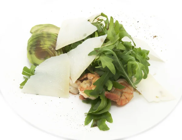 Salade de crevettes à l'avocat — Photo