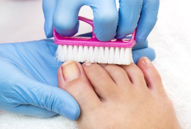 Güzellik Salonu bir pedikür süreci