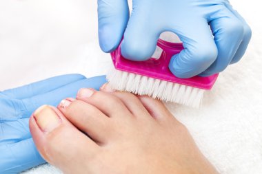 Güzellik Salonu bir pedikür süreci