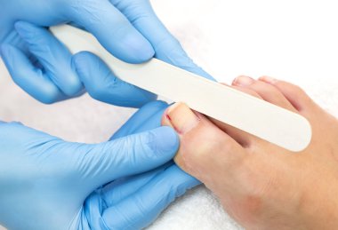 Güzellik Salonu bir pedikür süreci