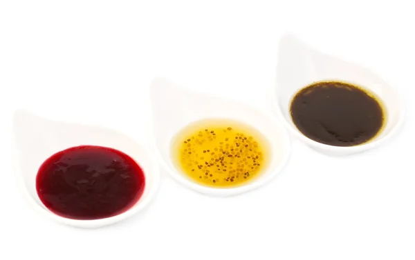 Sauces on a white background — Stock Photo, Image