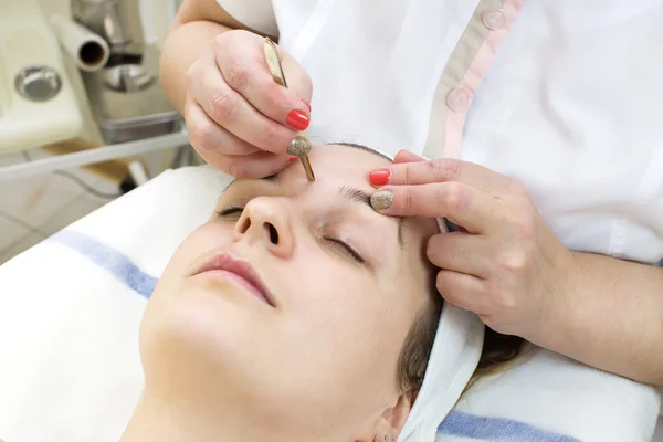 Facial Massage for woman — Stock Photo, Image