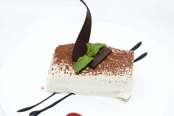 Piece of tiramisu cake — Stock Photo, Image