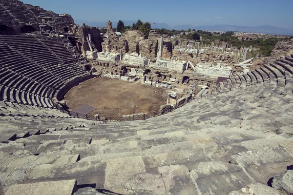 Antik Side Harabeleri — Stok fotoğraf