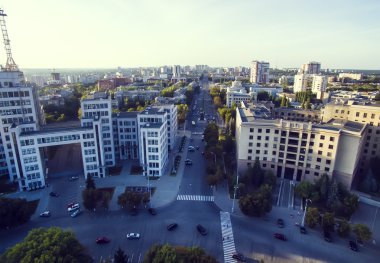 Şehrin panoraması.