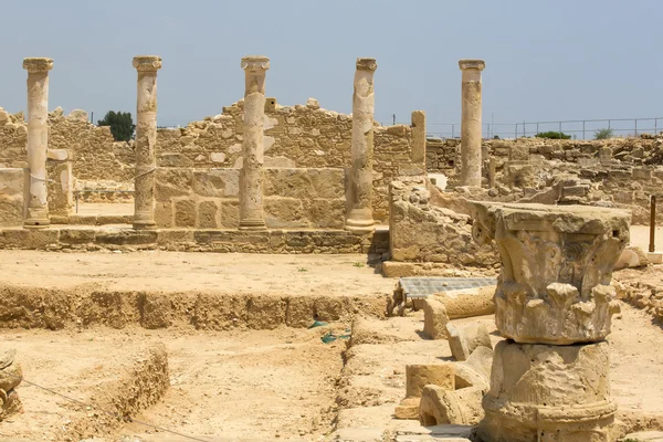 Ruiny starożytnych Pafos — Zdjęcie stockowe