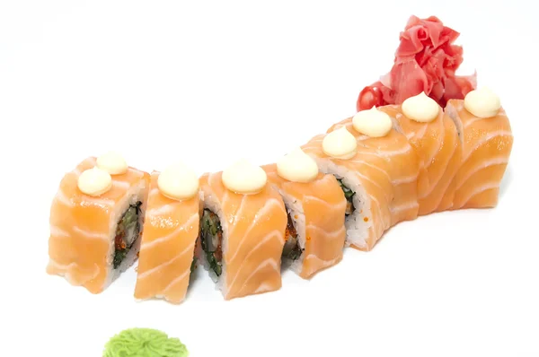 Teller mit Sushi — Stockfoto