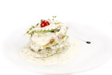 sebze ile ringa balığı