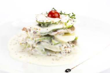 sebze ile ringa balığı