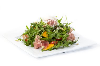 roka jambon peynir salatası