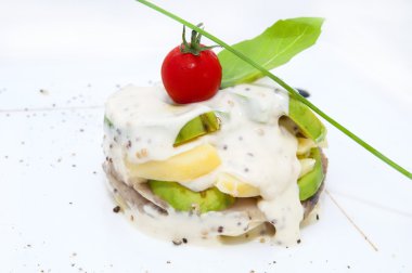 sebze ile ringa balığı