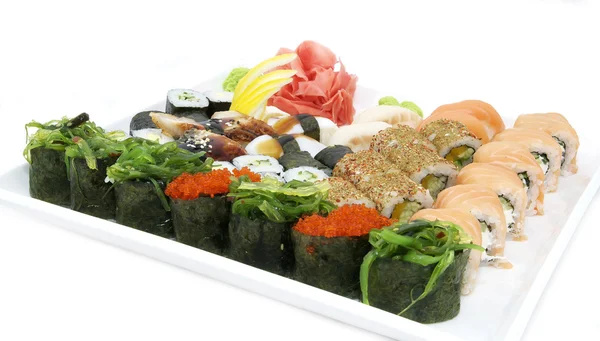 Delicious seafood sushi — Stock Photo, Image