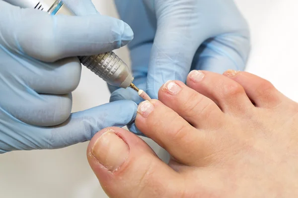 Processo de pedicure — Fotografia de Stock