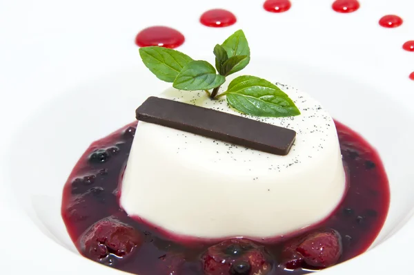 Creamy chocolate desserts — Stock Photo, Image