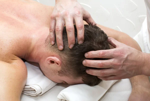 Man doing massage — Stock Photo, Image