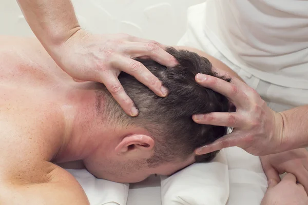 Man doing massage — Stock Photo, Image