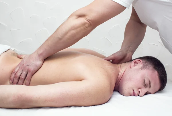 Man doen massage — Stockfoto