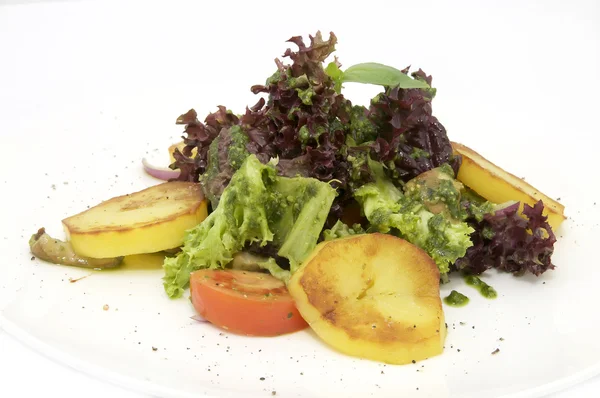 Ensalada de patata con champiñones —  Fotos de Stock