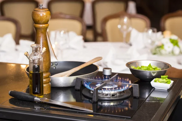 Table gas stove — Stock Photo, Image