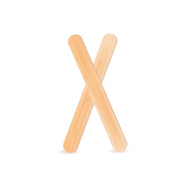 Gerçekçi 3 boyutlu tahta mı yoksa plastik çubuklar mı?.