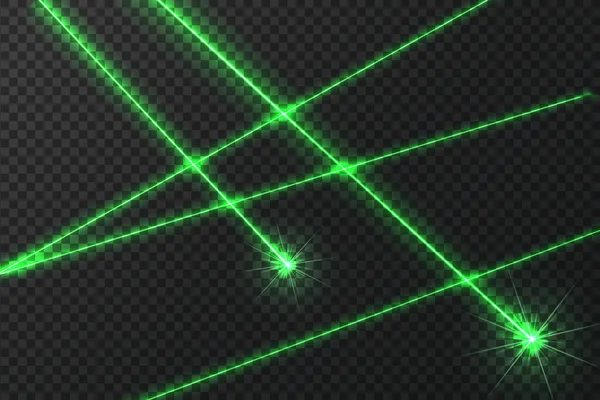 Art Design Lesk Světelný Paprsk Intersecting Zářící Laserové Bezpečnostní Paprsky — Stockový vektor