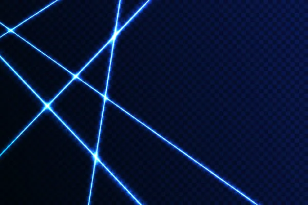 Desain Seni Bersinar Sinar Ray Laser Field Intersecting Sinar Keamanan - Stok Vektor