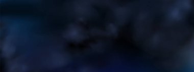 Tatil ve düğün kartları için soyut koyu çerçeve. Altın gökyüzü tozlu vektör pankart tasarımı. Lüks lacivert gece gökyüzü arka planında altın yıldızlar, sihirli parıltı ve bokeh ışıltısı..