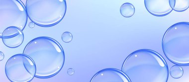 Balonlu sakız ve kolajen baloncuklarının vektör dokusu rüya gibi tasarım için. Arka plan. Beyaz zemin üzerinde köpüklü köpüklü hava ve su pembe kabarcıkları..