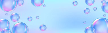 Balonlu sakız ve kolajen baloncuklarının vektör dokusu rüya gibi tasarım için. Arka plan. Beyaz zemin üzerinde köpüklü köpüklü hava ve su pembe kabarcıkları..