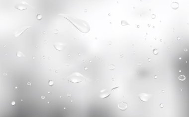 Temiz su yüzeye sıçrama etkisi yapar. Sıvı yayılan damlacık şekilleri. Bardaklardan aşağı saydam damlalar akar..