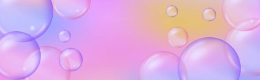 Kabarcık sakızı ve kolajen baloncukların vektör dokusu rüya tasarımı için arka plan. Beyaz arkaplan üzerinde köpüklü köpüklü hava ve su pembe kabarcıkları.