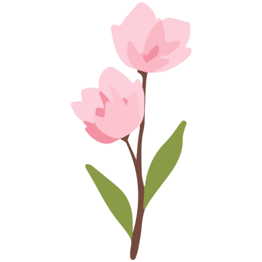 Arka plan, şablon ve çerçeve tasarımı için Japon bahar çiçekleri.