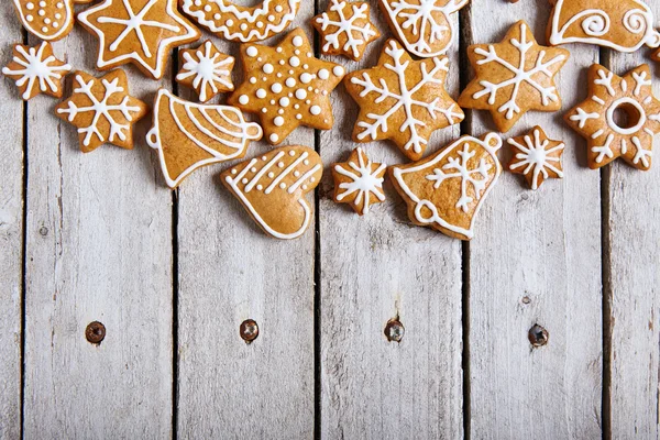 Galletas de jengibre de Navidad —  Fotos de Stock