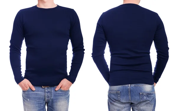 Young man with blue t shirt — Stock Photo, Image