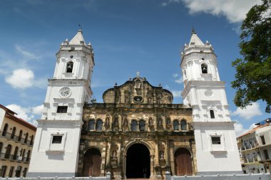 Panama City Orta Amerika Katedrali Plaza Mayor Casco Antig