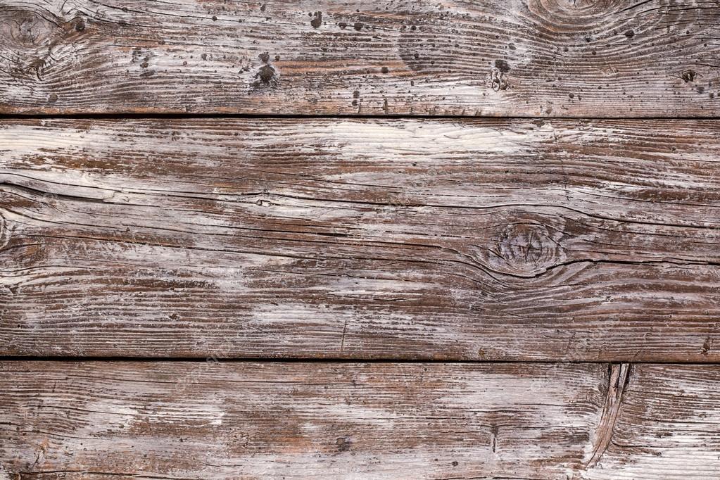 Rustic wood background with white stain horizolnatl view — Stock Photo