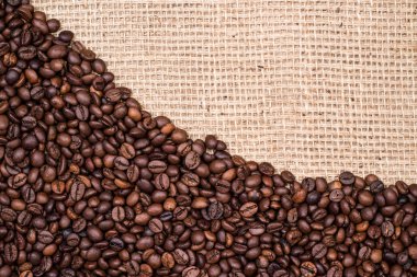 Topçu Tekstil ile kahve çekirdeği arka plan