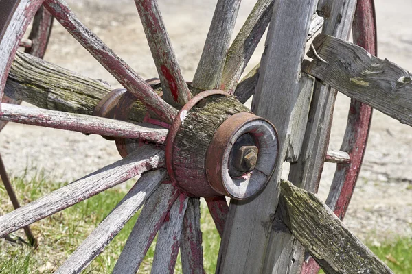 Conestoga wagon wheel — Stock Photo, Image