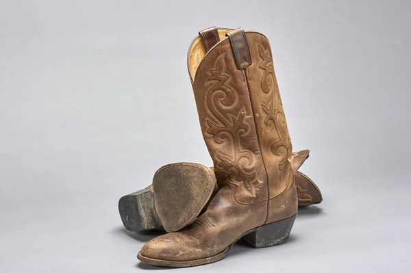 Botas de cowboy ocidental — Fotografia de Stock