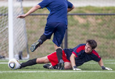 Futbolcu iş başında