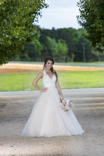 A bride preparing to be married — Stock Photo, Image