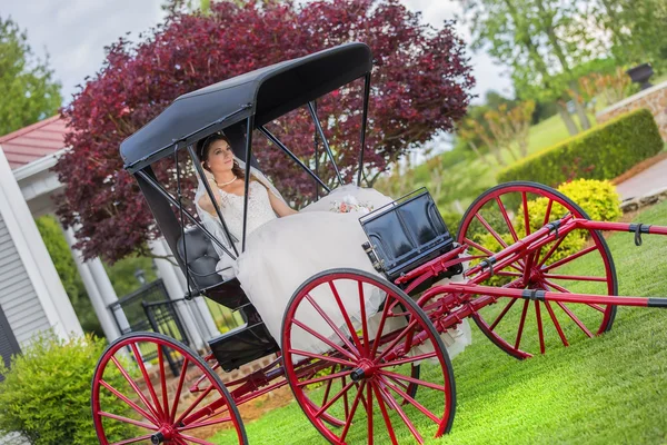 A bride preparing to be married — Stock Photo, Image