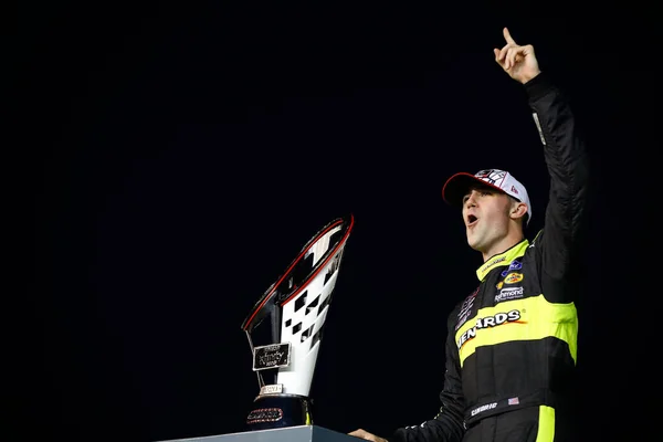 Austin Cindric Viert Zijn Overwinning Het 2020 Nascar Xfinity Series — Stockfoto